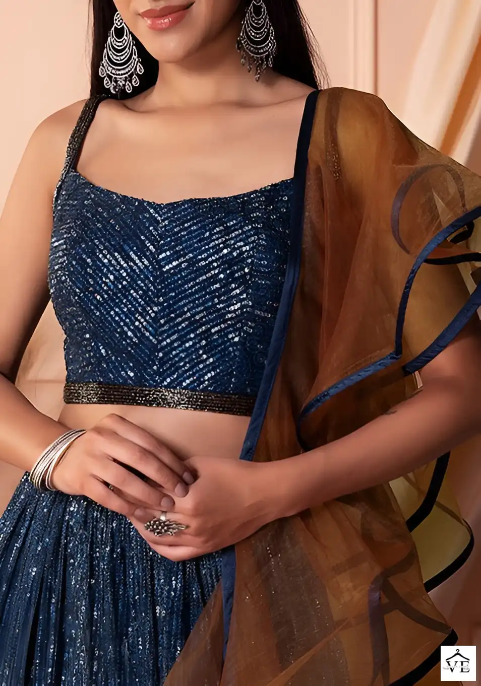 Arya Designs Adnc129 Soft Net Wholesale Lehenga Catalog — Wholesale Lehenga, MPA wholesale from Surat — view 4