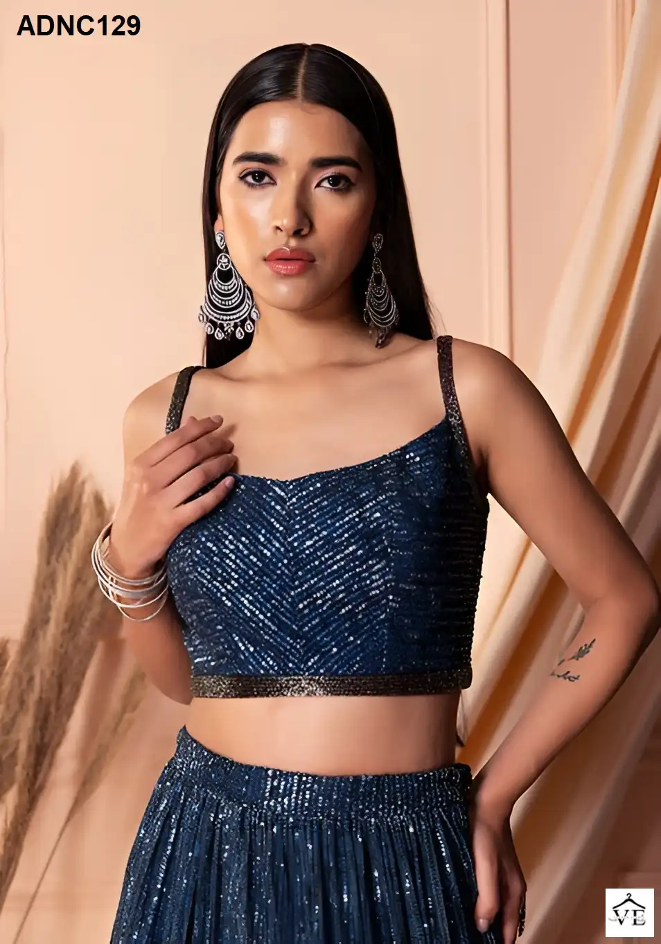 Arya Designs Adnc129 Soft Net Wholesale Lehenga Catalog — Wholesale Lehenga, MPA wholesale from Surat — view 6