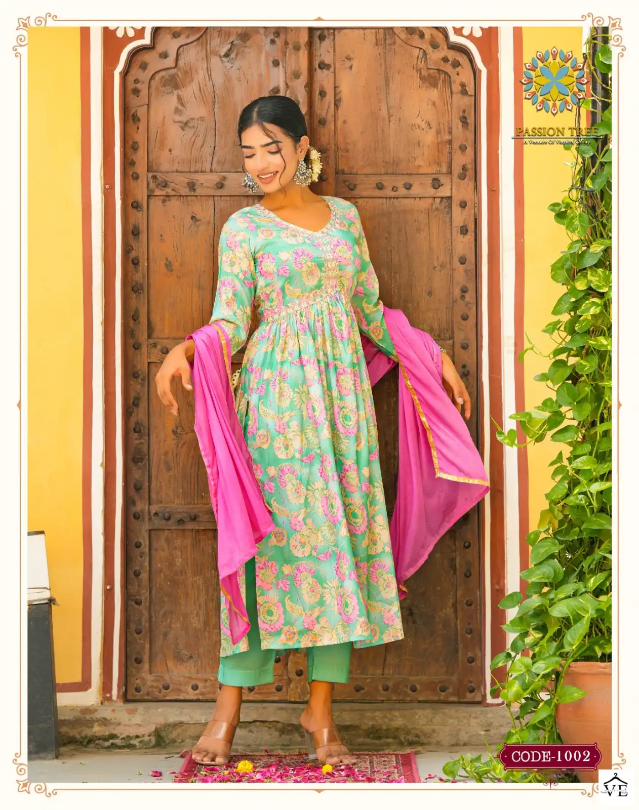 Passion Tree Adwika Vol 1 Heavy Muslin Wholesale Readymade Suits Catalog — Wholesale Salwar Suits, MPA wholesale from Surat - Gallery Image 4