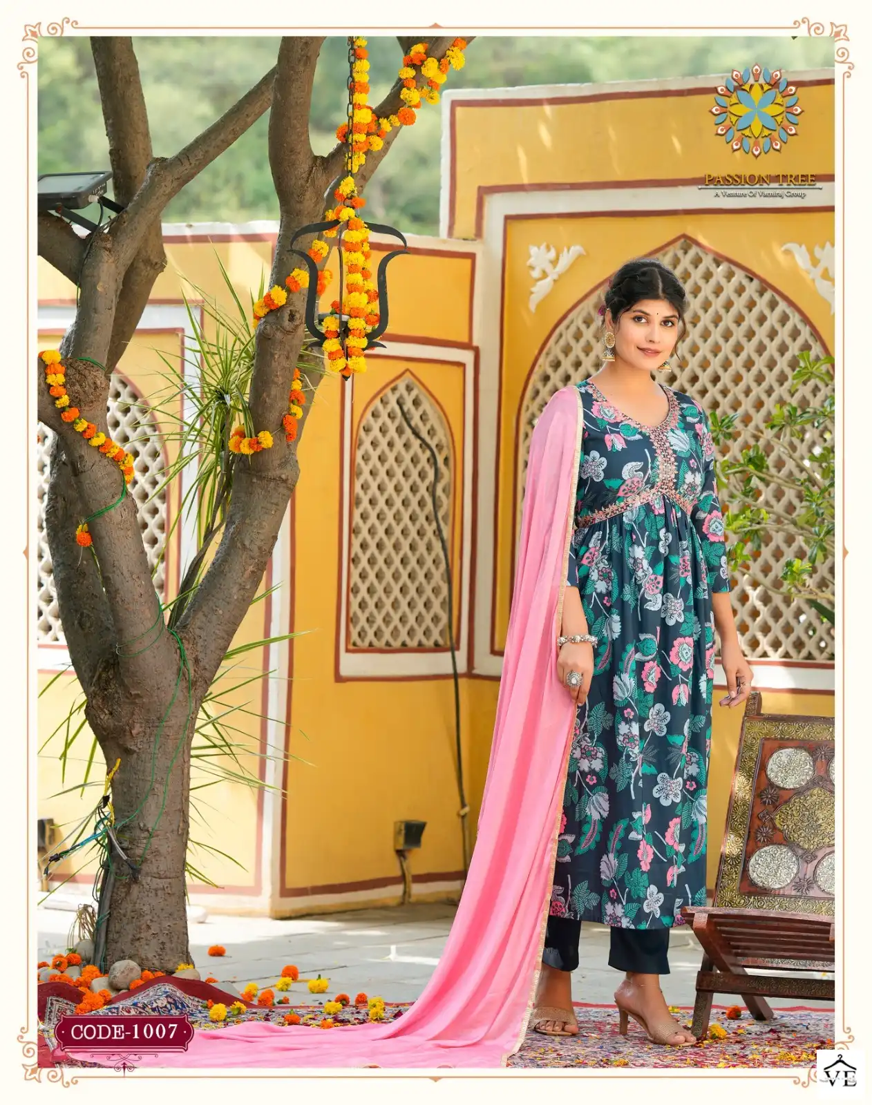 Passion Tree Adwika Vol 1 Heavy Muslin Wholesale Readymade Suits Catalog — Wholesale Salwar Suits, MPA wholesale from Surat - Gallery Image 2
