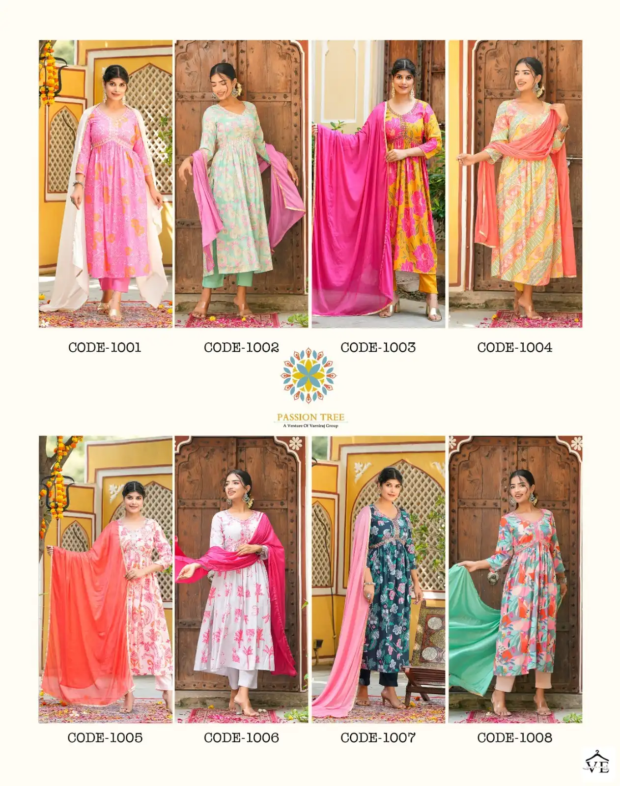 Passion Tree Adwika Vol 1 Heavy Muslin Wholesale Readymade Suits Catalog — Wholesale Salwar Suits, MPA wholesale from Surat — view 9