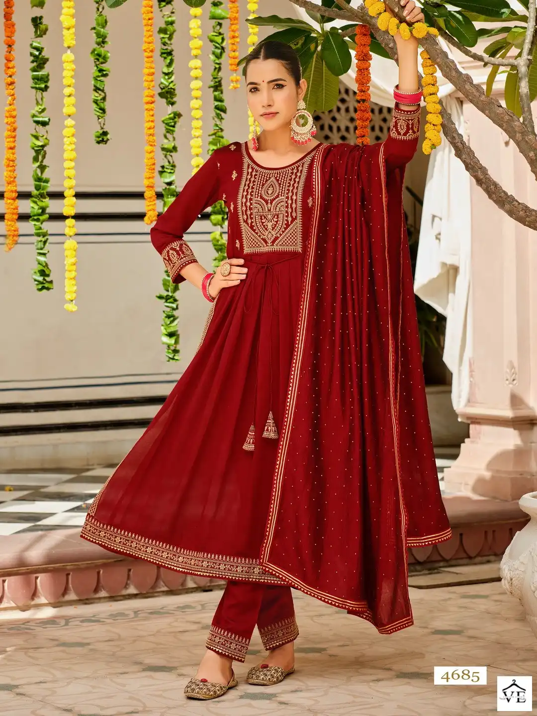 Rangoon Aishwariya Premium Silk Wholesale Designer Readymade Salwar Suit Catalog — Wholesale Salwar Suits, Rangoon wholesale from Surat - Gallery Image 4