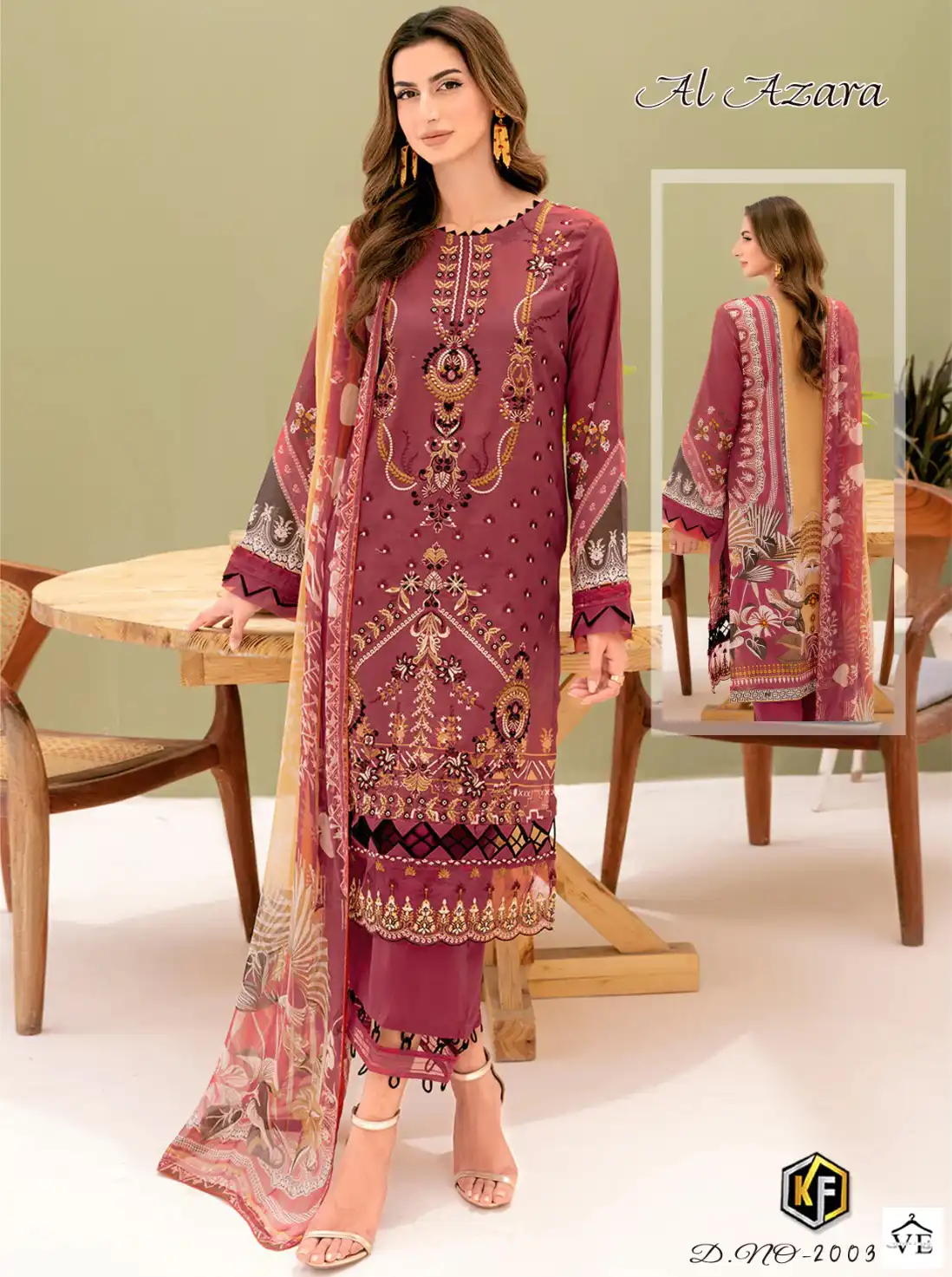 Keval Fab Al Azara Vol 2 Cotton Wholesale Designer Print Pakistani Salwar Suit Catalog — Wholesale Salwar Suits, Keval Fab wholesale from Surat — view 1