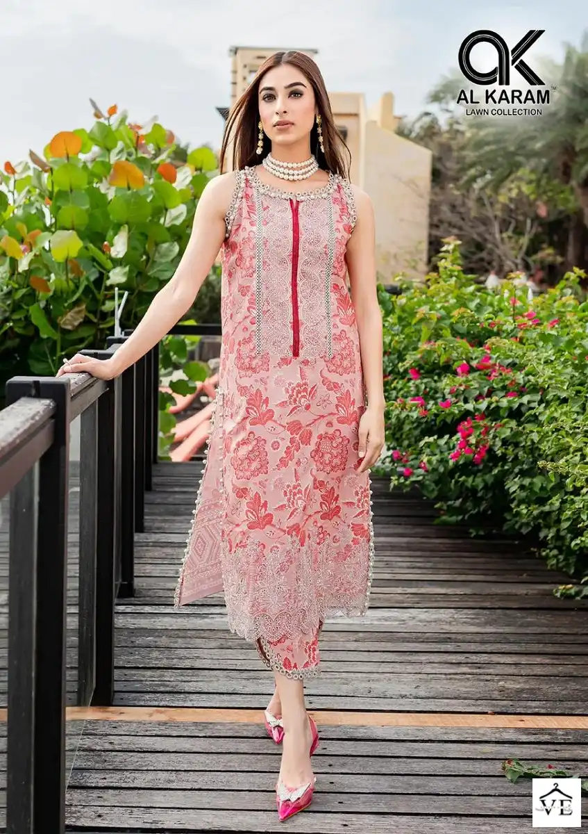 Al Karam Adan’S Libas Cotton Wholesale Pakistani Salwar Suit Catalog — Wholesale Salwar Suits, Alkaram wholesale from Surat - Gallery Image 3