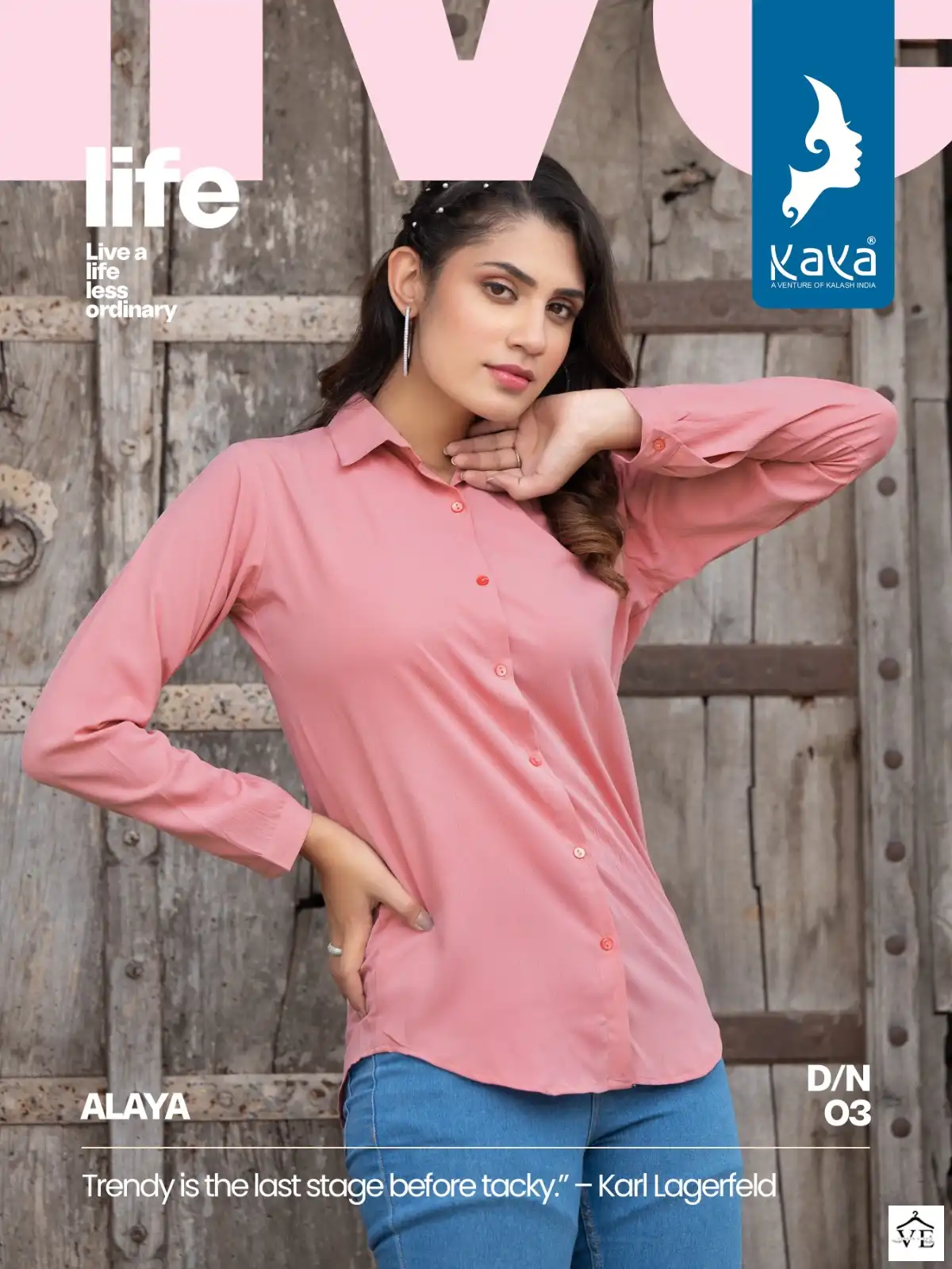 Kaya Alaya Poly Lycra Wholesale Designer Kurtis Catalog — Wholesale Kurtis, MPA wholesale from Surat — view 4