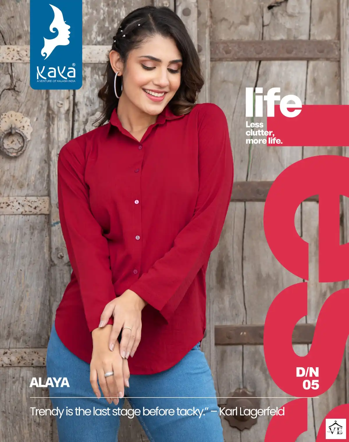 Kaya Alaya Poly Lycra Wholesale Designer Kurtis Catalog — Wholesale Kurtis, MPA wholesale from Surat — view 1