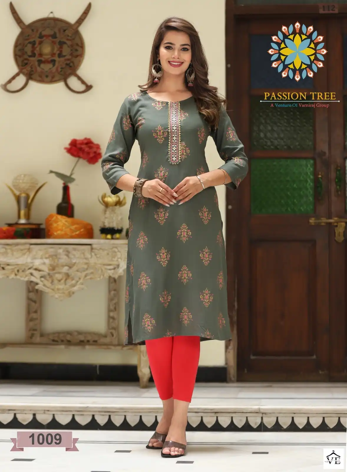 Passion Tree Albeli Vol 1 Rayon Gold Print Wholesale Kurtis Catalog — Wholesale Kurtis, MPA wholesale from Surat - Gallery Image 10