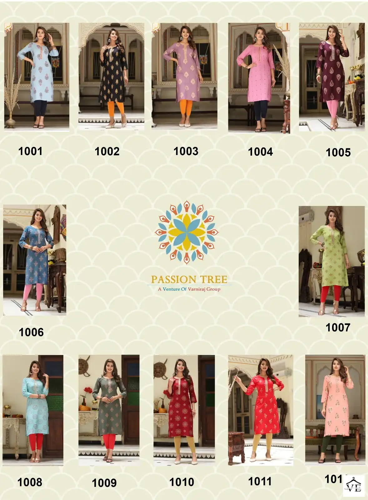 Passion Tree Albeli Vol 1 Rayon Gold Print Wholesale Kurtis Catalog — Wholesale Kurtis, MPA wholesale from Surat — view 13