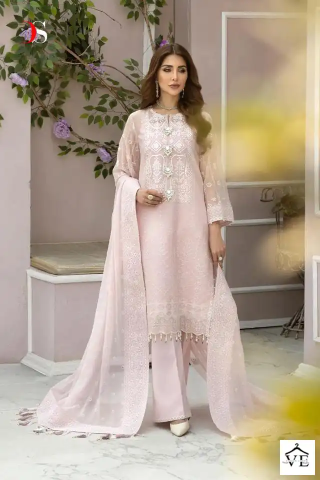 Deepsy Suits Alizeh Dhaagey Lawn 23 Pure Cambric Cotton Wholesale Designer Pakistani Salwar Suit Catalog — Wholesale Salwar Suits, Alizeh wholesale from Surat - Gallery Image 3