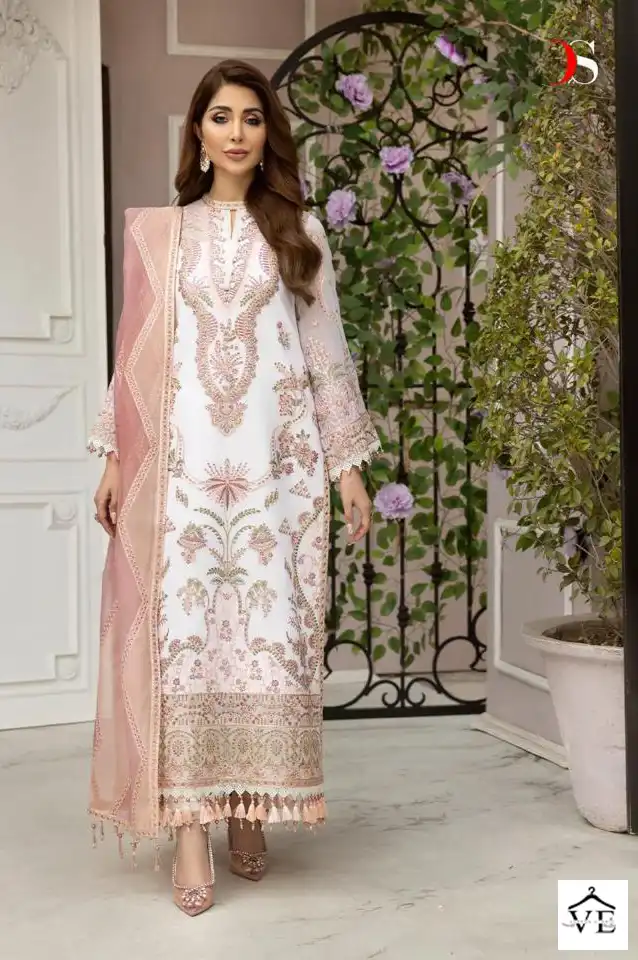 Deepsy Suits Alizeh Dhaagey Lawn 23 Pure Cambric Cotton Wholesale Designer Pakistani Salwar Suit Catalog — Wholesale Salwar Suits, Alizeh wholesale from Surat - Gallery Image 6
