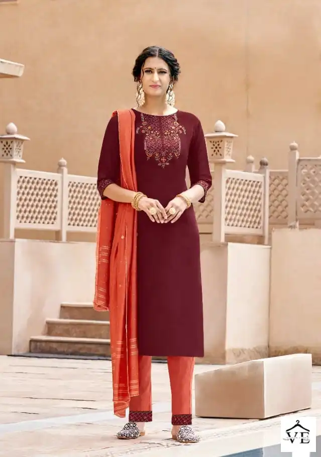 Jinesh Nx Amaira Pure Silk Wholesale Designer Readymade Salwar Suit Catalog — Wholesale Salwar Suits, MPA wholesale from Surat — view 3