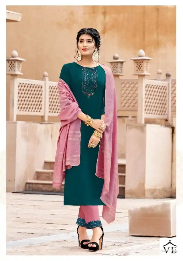 Jinesh Nx Amaira Pure Silk Wholesale Designer Readymade Salwar Suit Catalog — Wholesale Salwar Suits, MPA wholesale from Surat — view 4
