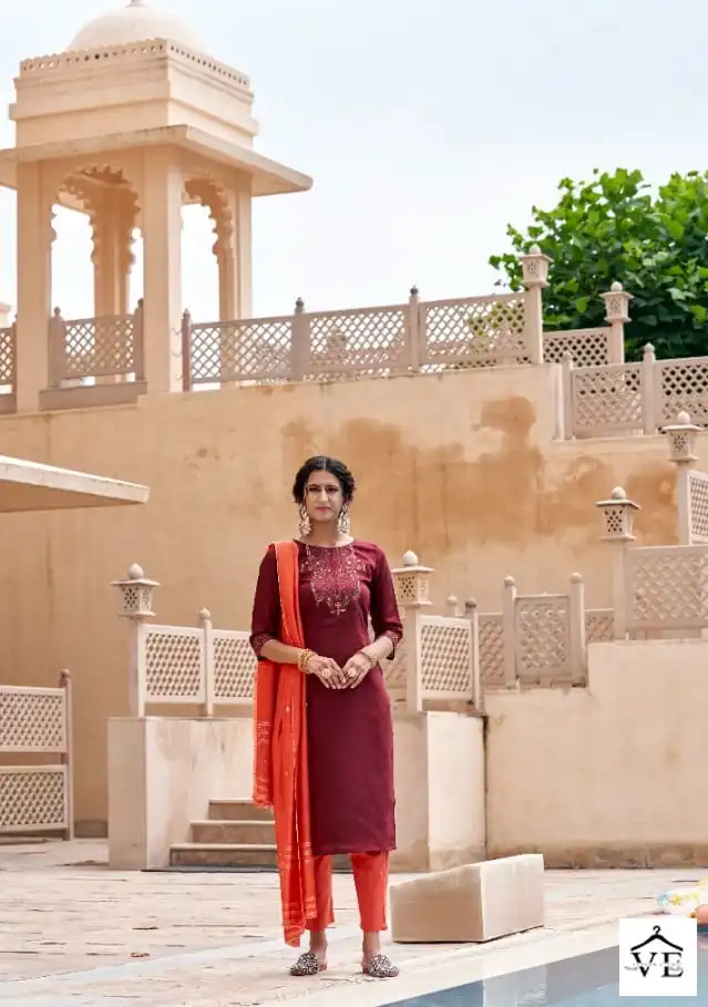 Jinesh Nx Amaira Pure Silk Wholesale Designer Readymade Salwar Suit Catalog — Wholesale Salwar Suits, MPA wholesale from Surat — view 6