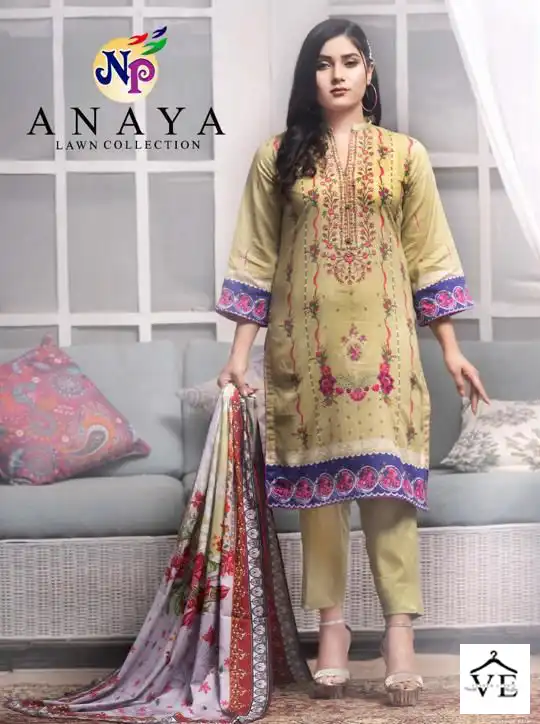 Nand Gopal Anaya Lawn Cotton Wholesale Pakistani Salwar Suit Catalog — Wholesale Salwar Suits, MPA wholesale from Surat — view 9