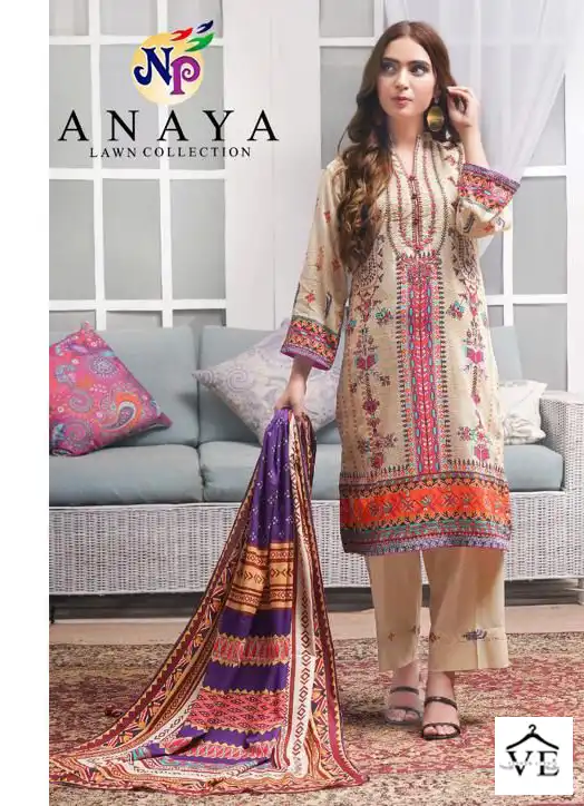 Nand Gopal Anaya Lawn Cotton Wholesale Pakistani Salwar Suit Catalog — Wholesale Salwar Suits, MPA wholesale from Surat — view 4