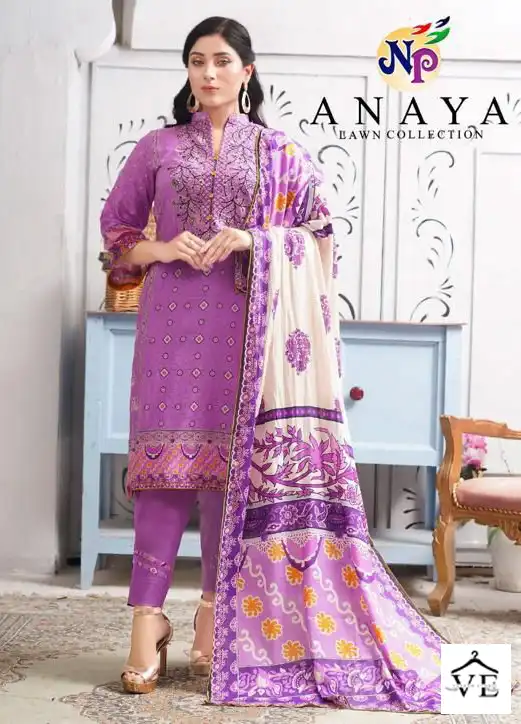 Nand Gopal Anaya Lawn Cotton Wholesale Pakistani Salwar Suit Catalog — Wholesale Salwar Suits, MPA wholesale from Surat — view 5