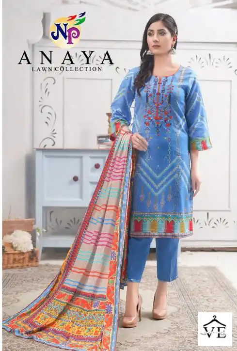 Nand Gopal Anaya Lawn Cotton Wholesale Pakistani Salwar Suit Catalog — Wholesale Salwar Suits, MPA wholesale from Surat — view 6