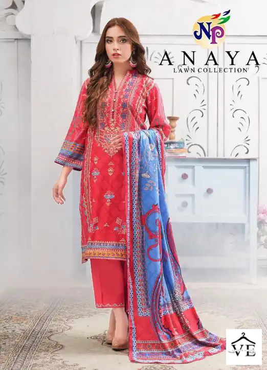 Nand Gopal Anaya Lawn Cotton Wholesale Pakistani Salwar Suit Catalog — Wholesale Salwar Suits, MPA wholesale from Surat — view 7