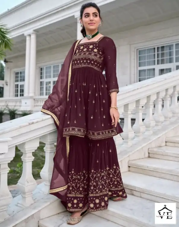 Amyra Angel Heavy Blooming Georgette Wholesale Designer Suits Catalog — Wholesale Salwar Suits, MPA wholesale from Surat — view 1
