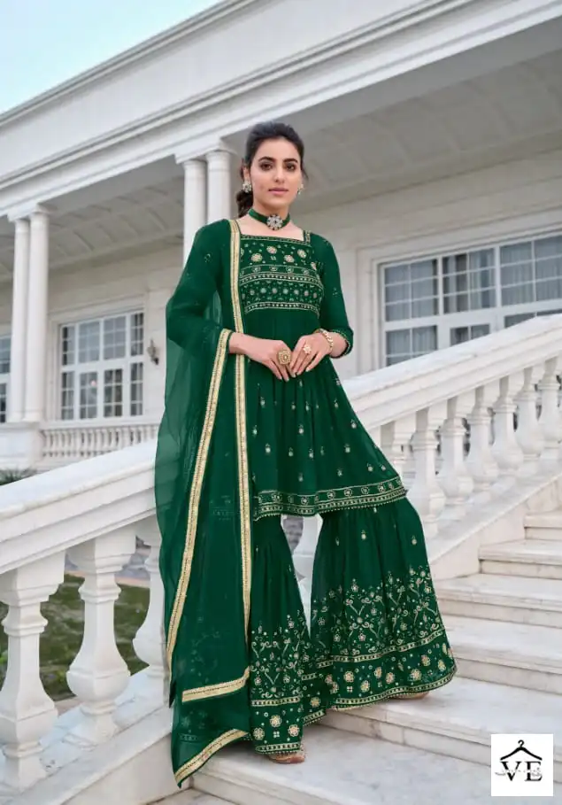Amyra Angel Heavy Blooming Georgette Wholesale Designer Suits Catalog — Wholesale Salwar Suits, MPA wholesale from Surat - Gallery Image 3