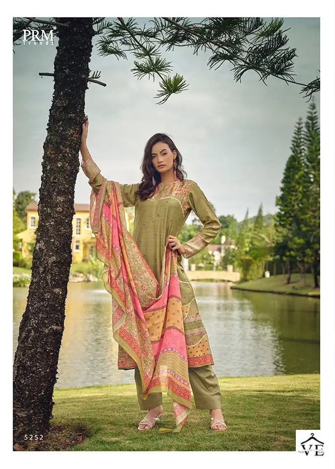 Prm Trendz Anjum Pure Musline Silk Wholesale Designer Salwar Suit Catalog — Wholesale Salwar Suits, MPA wholesale from Surat - Gallery Image 9