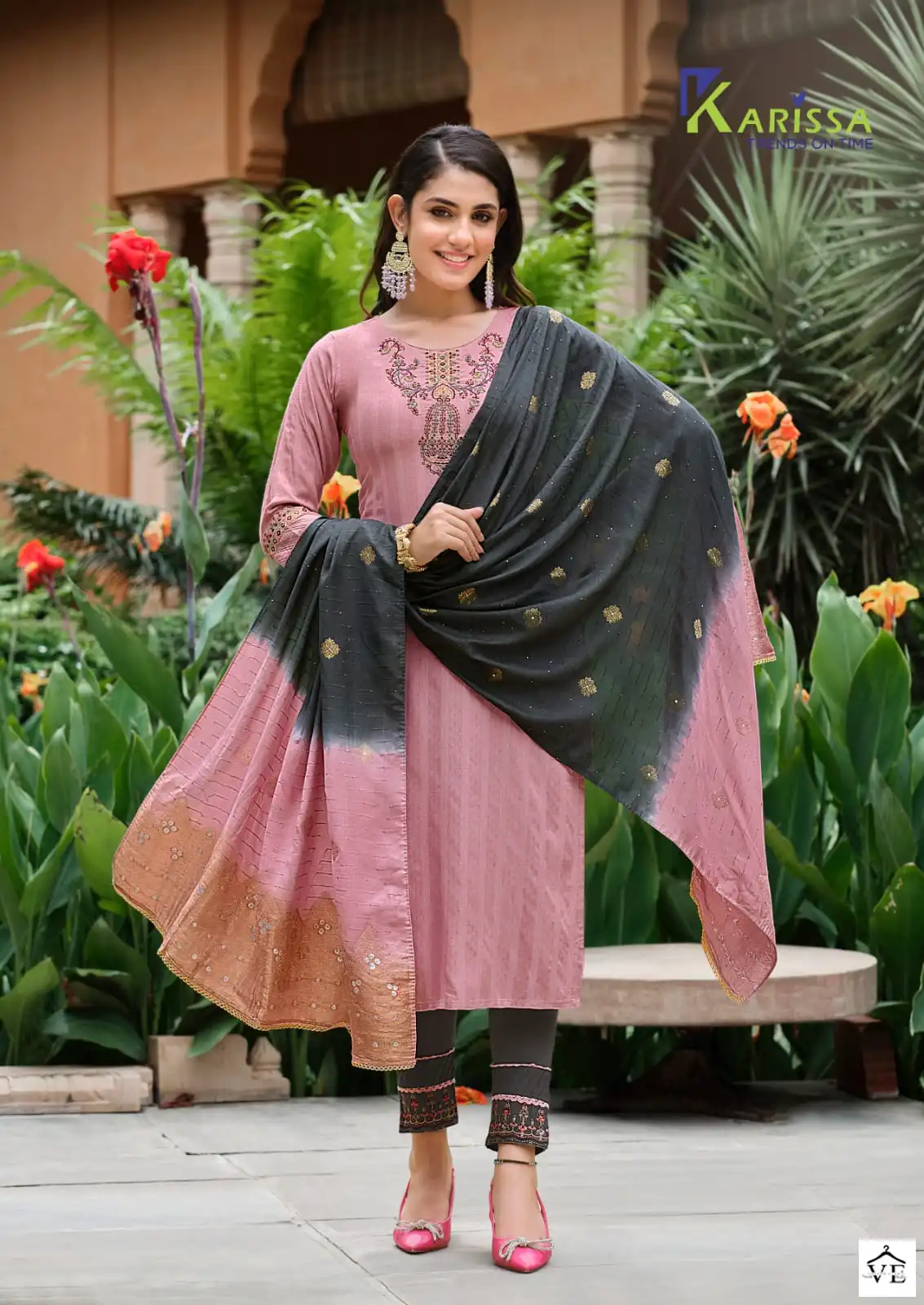 Karissa Anushka Pure Viscose Rayon Wholesale Designer Readymade Salwar Suit Catalog — Wholesale Salwar Suits, Karissa wholesale from Surat - Gallery Image 2