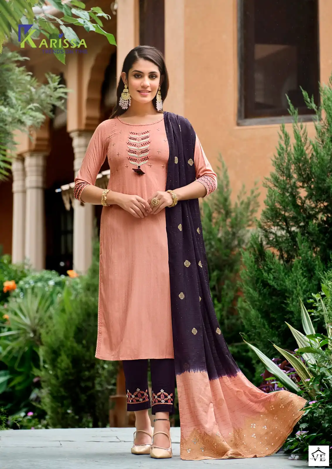 Karissa Anushka Pure Viscose Rayon Wholesale Designer Readymade Salwar Suit Catalog — Wholesale Salwar Suits, Karissa wholesale from Surat - Gallery Image 3