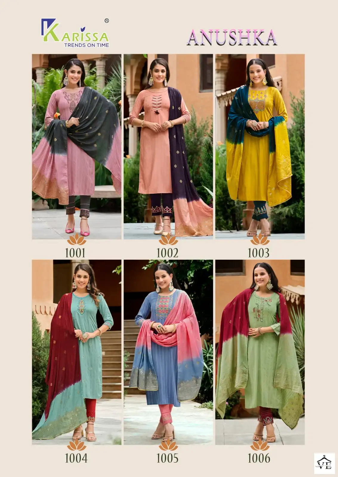 Karissa Anushka Pure Viscose Rayon Wholesale Designer Readymade Salwar Suit Catalog — Wholesale Salwar Suits, Karissa wholesale from Surat — view 8