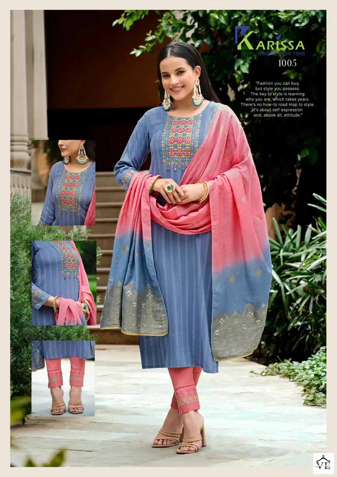 Karissa Anushka Pure Viscose Rayon Wholesale Designer Readymade Salwar Suit Catalog — Wholesale Salwar Suits, Karissa wholesale from Surat - Gallery Image 5