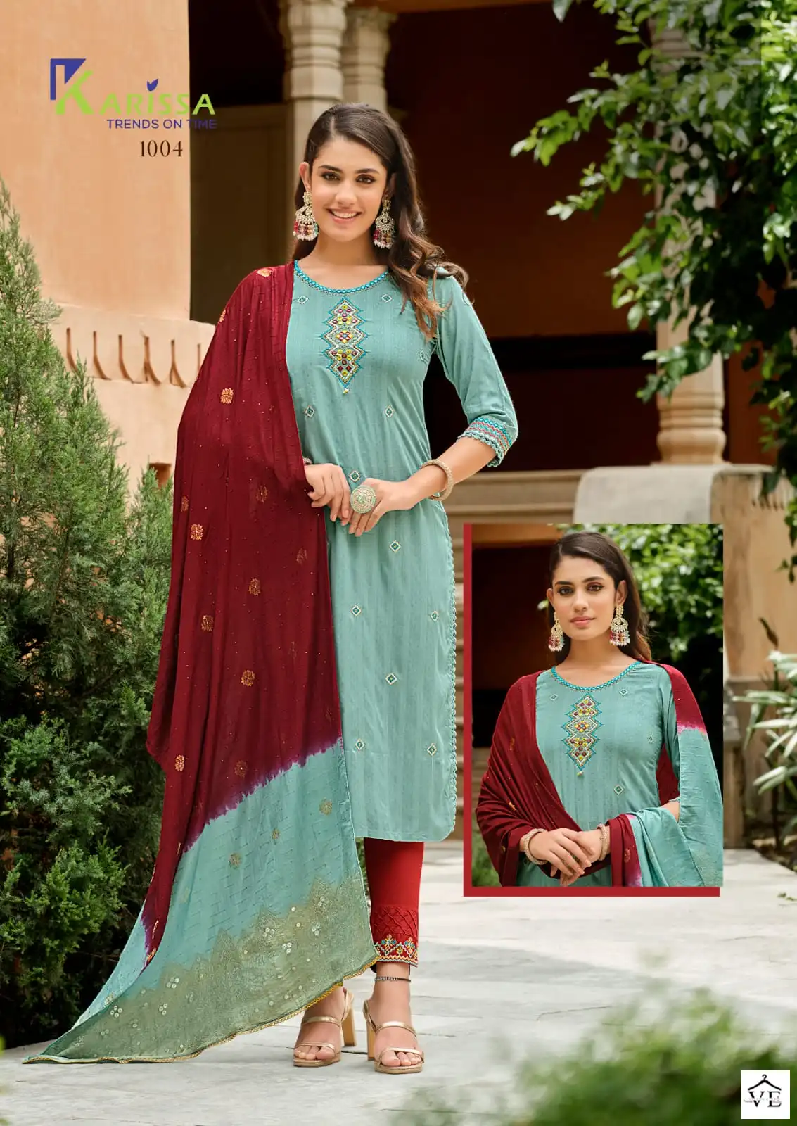 Karissa Anushka Pure Viscose Rayon Wholesale Designer Readymade Salwar Suit Catalog — Wholesale Salwar Suits, Karissa wholesale from Surat - Gallery Image 6