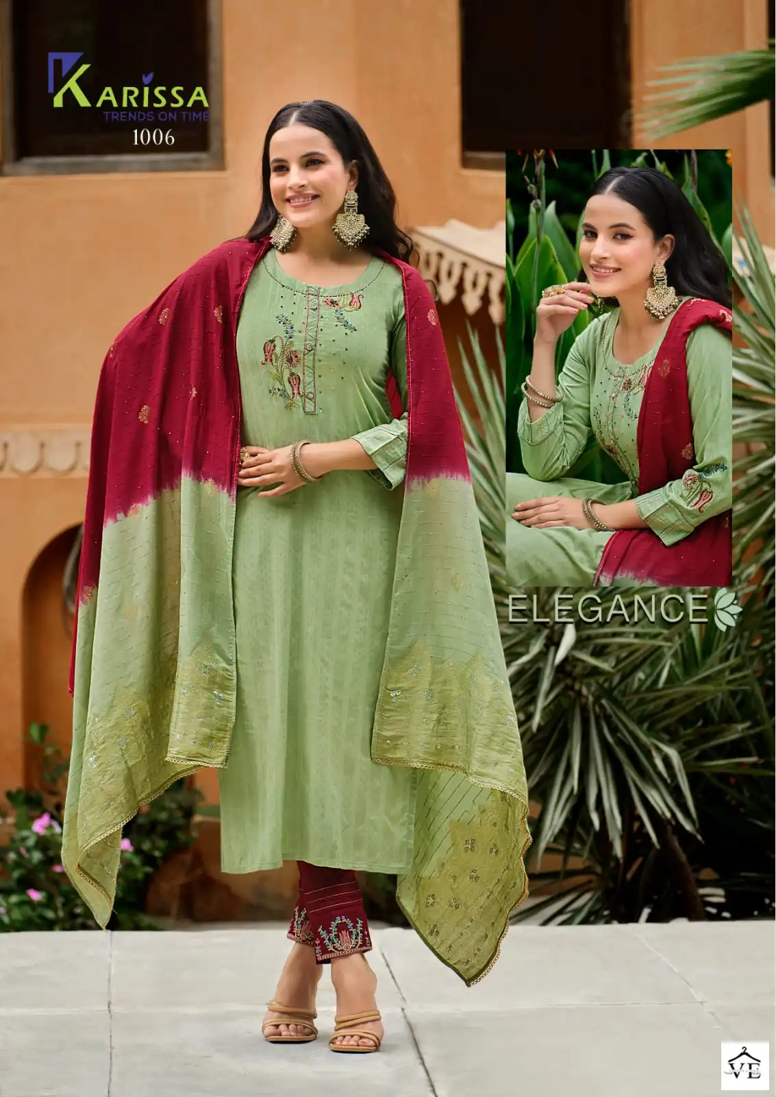 Karissa Anushka Pure Viscose Rayon Wholesale Designer Readymade Salwar Suit Catalog — Wholesale Salwar Suits, Karissa wholesale from Surat - Gallery Image 7