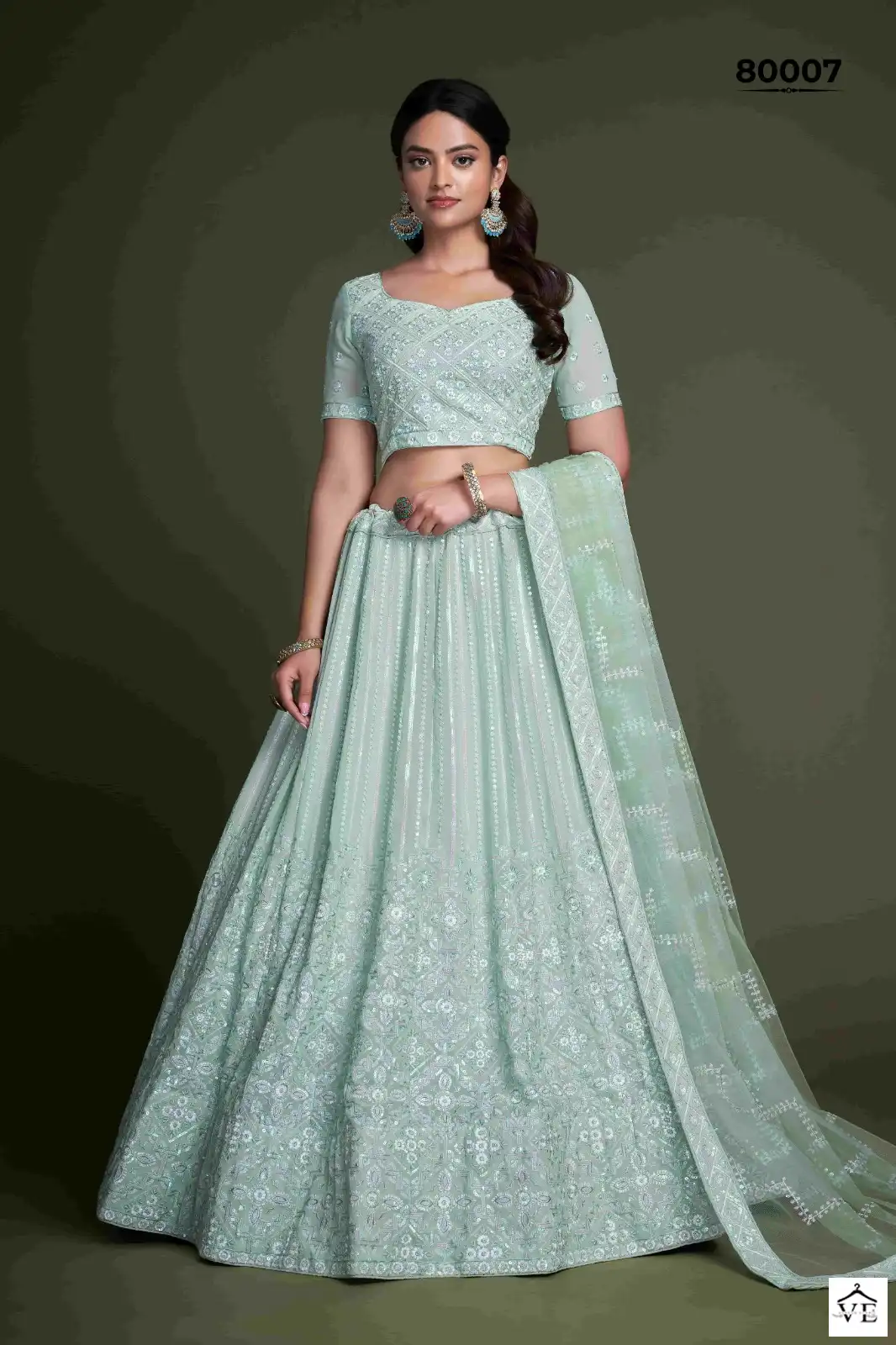 Arya Vol 50 Viscose Nylon Wholesale Designer Lehenga Catalog — Wholesale Lehenga, MPA wholesale from Surat - Gallery Image 6