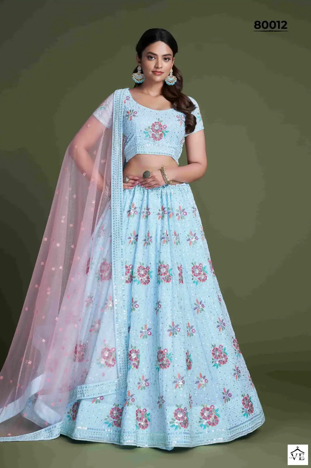 Arya Vol 50 Viscose Nylon Wholesale Designer Lehenga Catalog — Wholesale Lehenga, MPA wholesale from Surat - Gallery Image 9