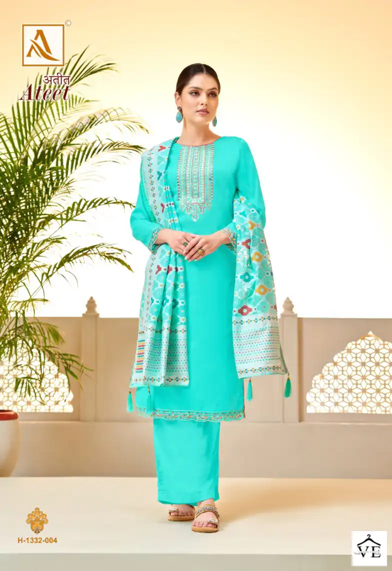 Alok Suits Ateet Cotton Wholesale Designer Salwar Suit Catalog — Wholesale Salwar Suits, MPA wholesale from Surat - Gallery Image 5