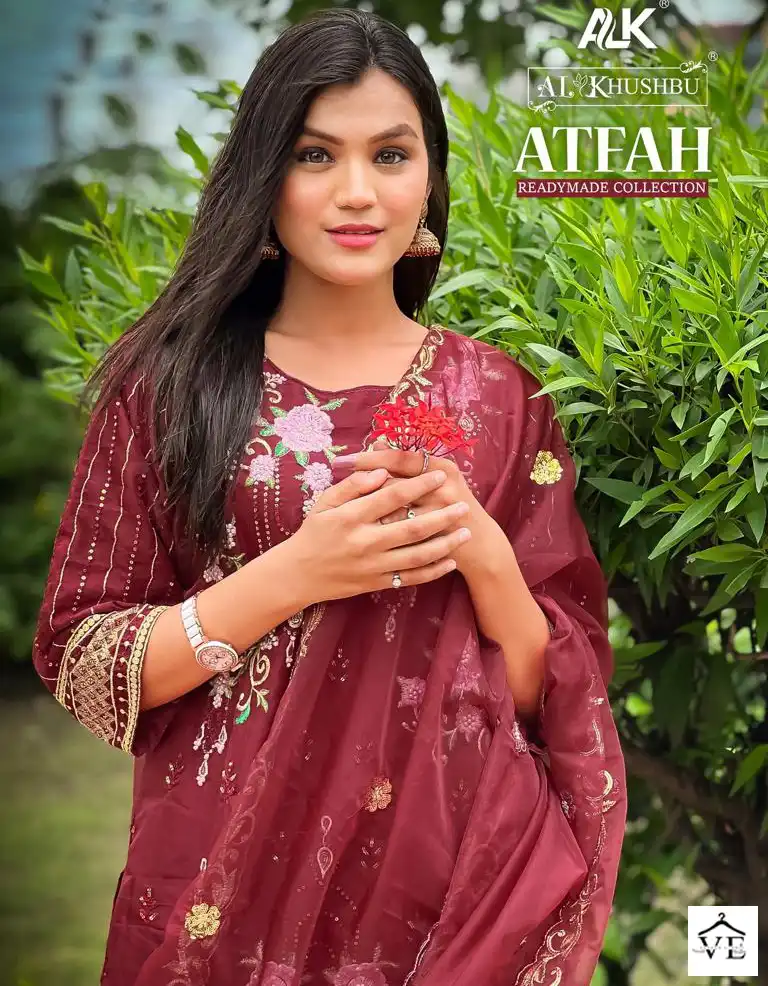 Al Khushbu Atfah Vol 1 Georgette Wholesale Readymade Pakistani Salwar Suit Catalog — Wholesale Salwar Suits, MPA wholesale from Surat — view 1