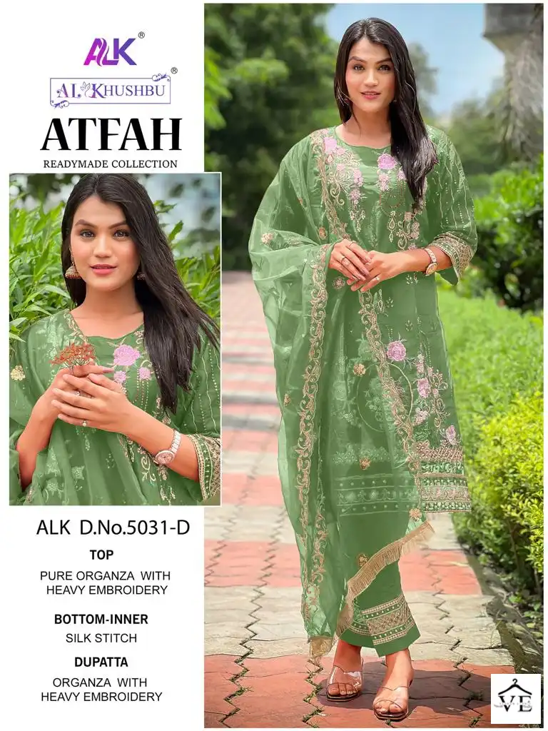 Al Khushbu Atfah Vol 1 Georgette Wholesale Readymade Pakistani Salwar Suit Catalog — Wholesale Salwar Suits, MPA wholesale from Surat - Gallery Image 5