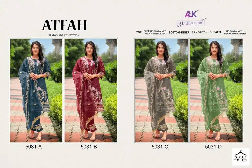 Al Khushbu Atfah Vol 1 Georgette Wholesale Readymade Pakistani Salwar Suit Catalog — Wholesale Salwar Suits, MPA wholesale from Surat — view 6
