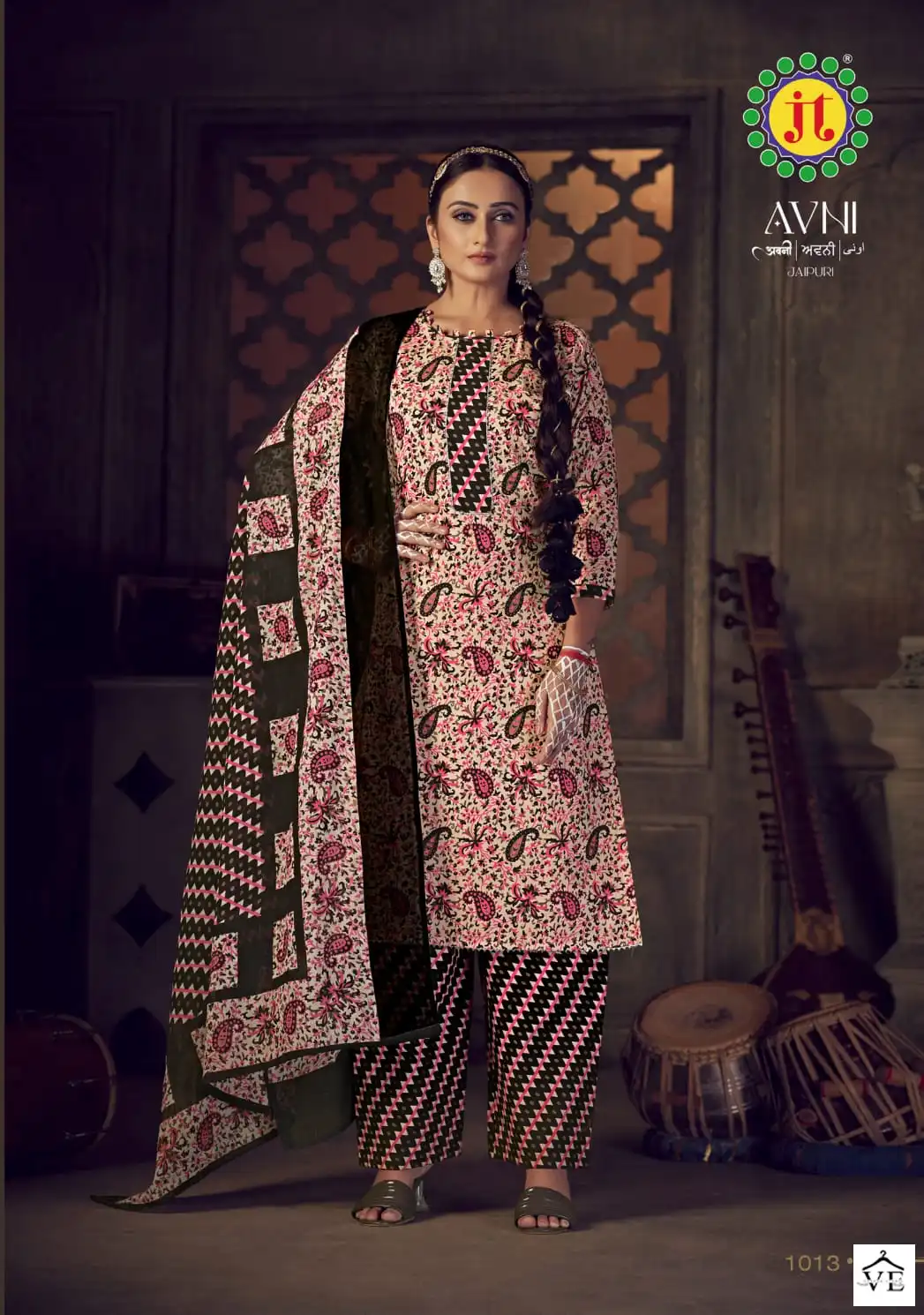 Jt Avni Cotton Wholesale Salwar Suit Catalog — Wholesale Salwar Suits, MPA wholesale from Surat - Gallery Image 25