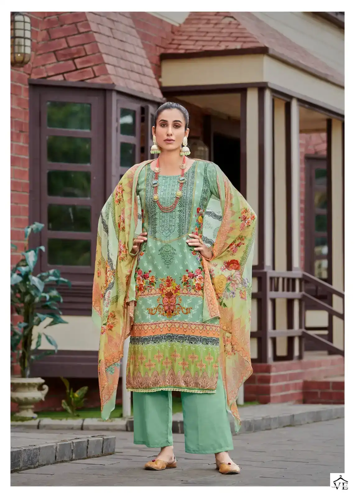 Hermitage Aza Cotton Wholesale Fancy Salwar Suit Catalog — Wholesale Salwar Suits, MPA wholesale from Surat - Gallery Image 2