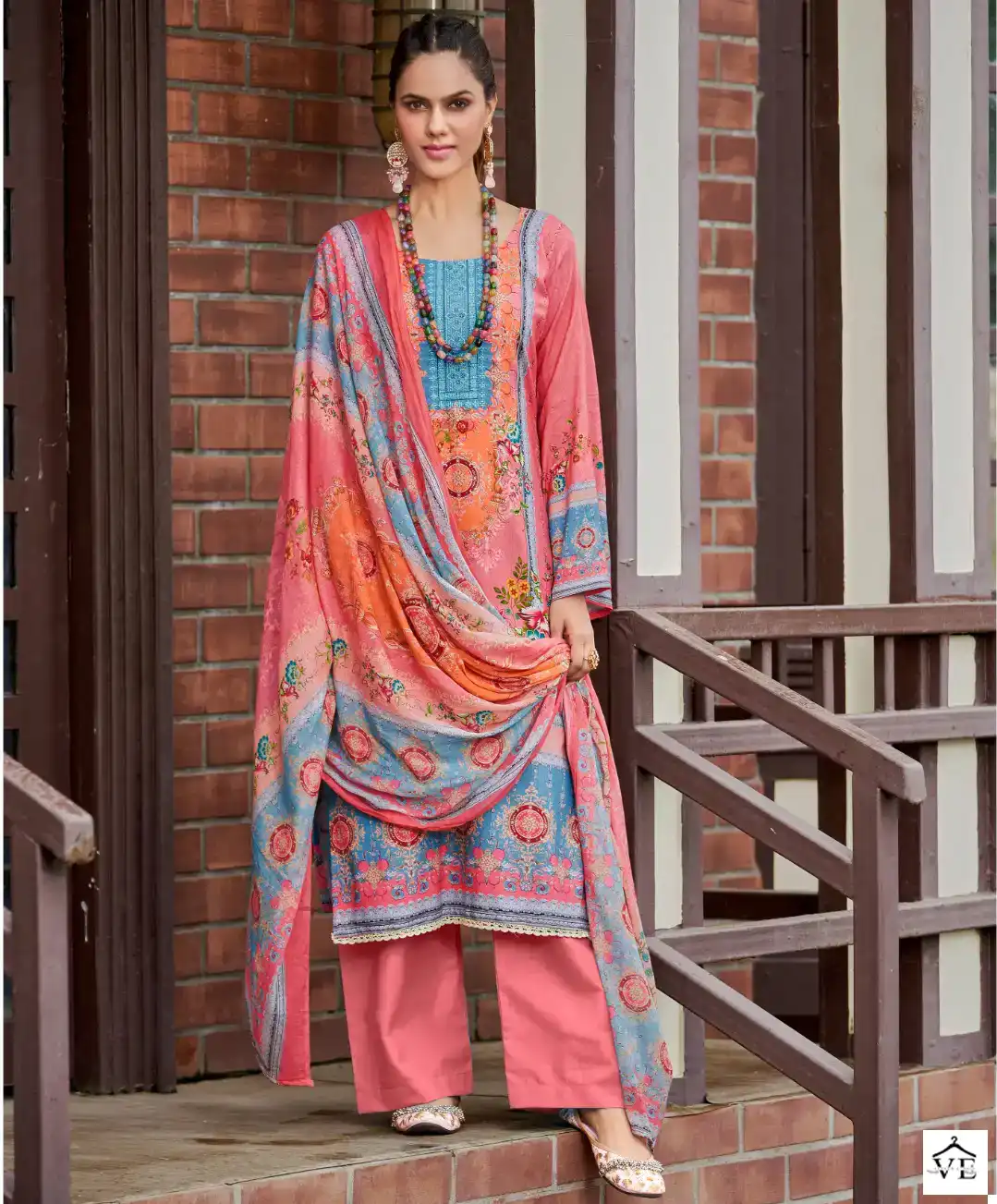 Hermitage Aza Cotton Wholesale Fancy Salwar Suit Catalog — Wholesale Salwar Suits, MPA wholesale from Surat — view 1
