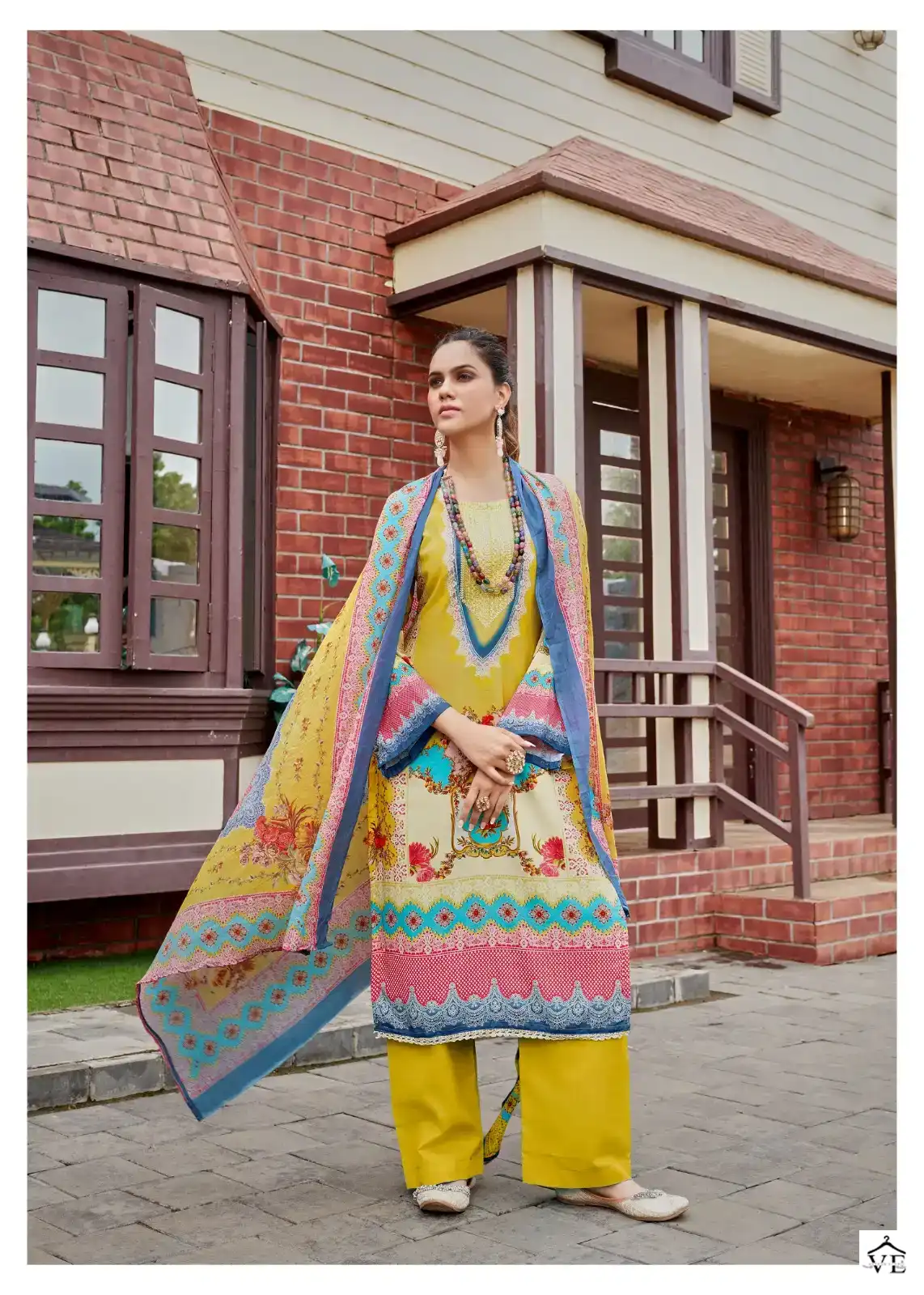 Hermitage Aza Cotton Wholesale Fancy Salwar Suit Catalog — Wholesale Salwar Suits, MPA wholesale from Surat - Gallery Image 3