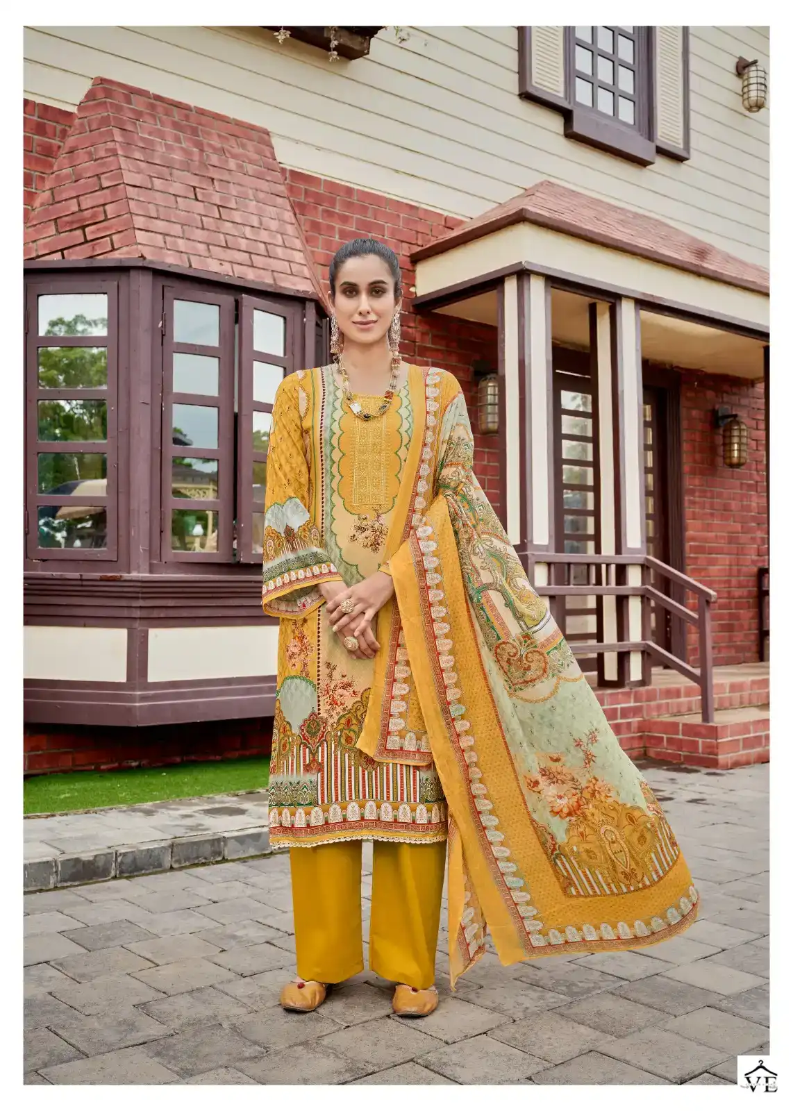 Hermitage Aza Cotton Wholesale Fancy Salwar Suit Catalog — Wholesale Salwar Suits, MPA wholesale from Surat - Gallery Image 6