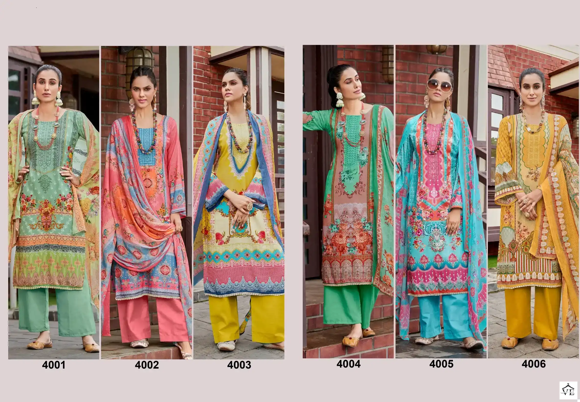 Hermitage Aza Cotton Wholesale Fancy Salwar Suit Catalog — Wholesale Salwar Suits, MPA wholesale from Surat — view 7