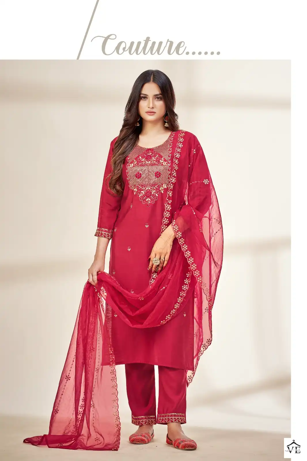 Mayur Azure Viscose Silk Wholesale Designer Party Wear Readymade Salwar Suit Catalog — Wholesale Salwar Suits, Mayur Dress wholesale from Surat - Gallery Image 4