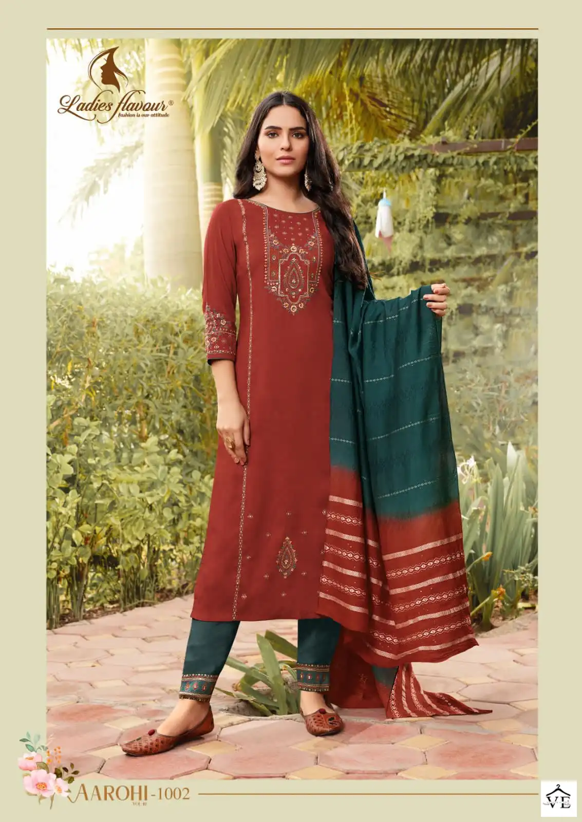 Ladies Flavour Aarohi Vol 10 Heavy Chinon Wholesale Designer Readymade Salwar Suit Catalog — Wholesale Salwar Suits, MPA wholesale from Surat - Gallery Image 3