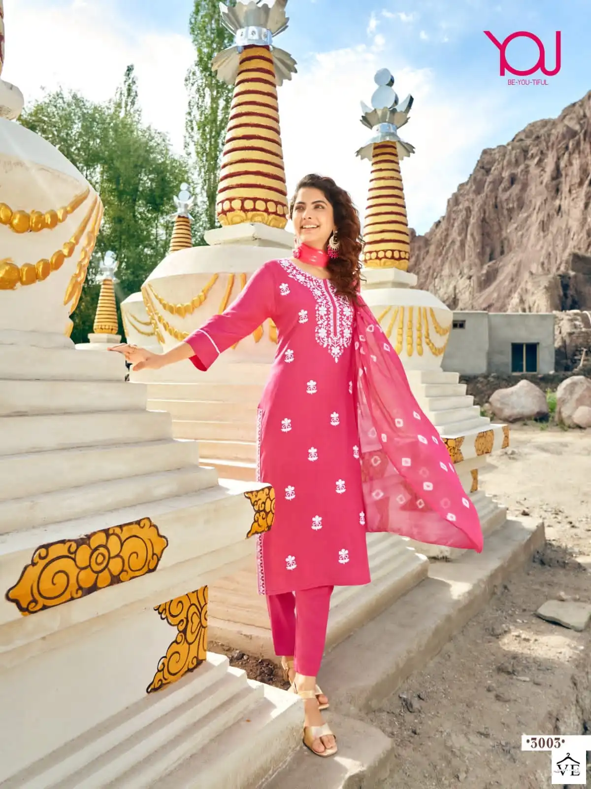 Wanna Aashvi Rayon Slub Wholesale Readymade Salwar Suit Catalog — Wholesale Salwar Suits, MPA wholesale from Surat - Gallery Image 4