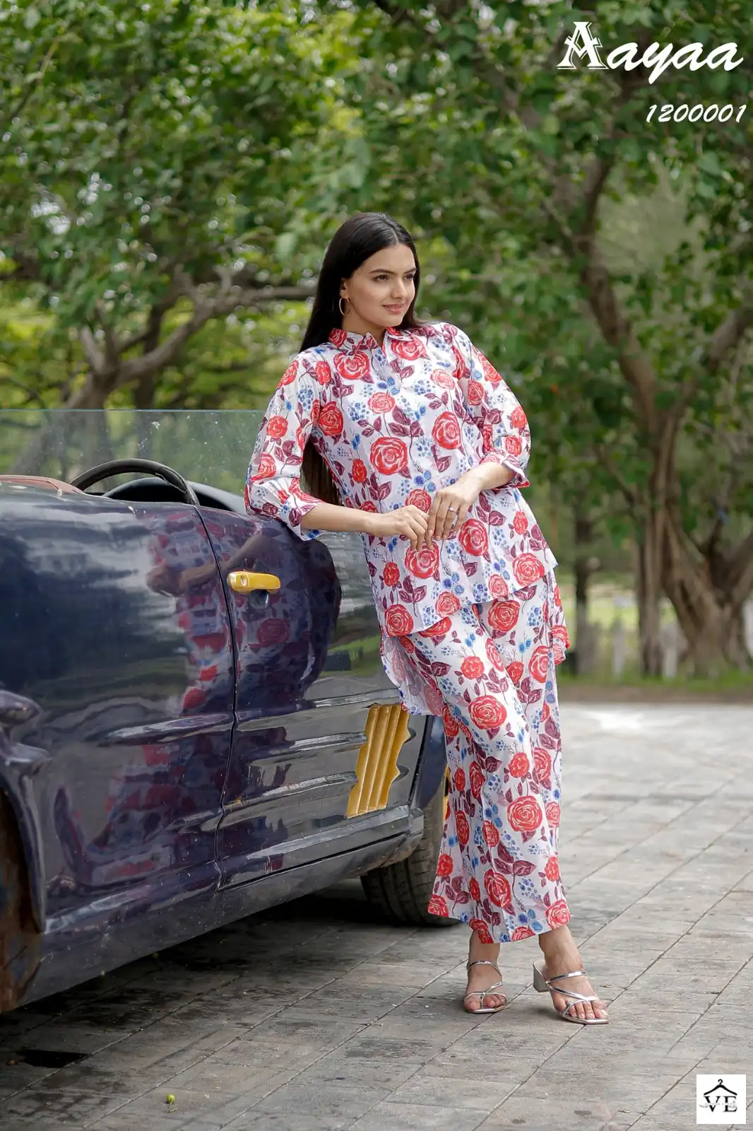 Aayaa Vol 12 Pure Muslin Wholesale Co-Ord Set Catalog — Wholesale Kurtis, MPA wholesale from Surat — view 3