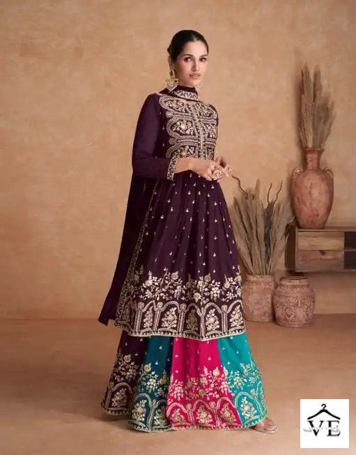 Gulkayra Almirah Real Georgette Wholesale Readymade Designer Suit Catalog — Wholesale Salwar Suits, MPA wholesale from Surat - Gallery Image 2