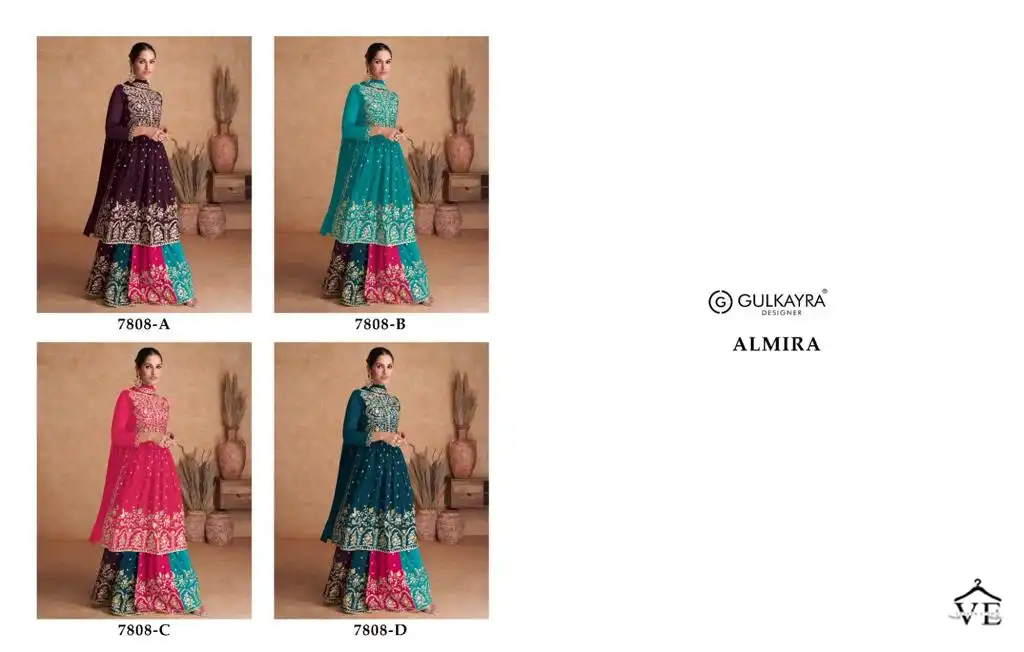 Gulkayra Almirah Real Georgette Wholesale Readymade Designer Suit Catalog — Wholesale Salwar Suits, MPA wholesale from Surat — view 5