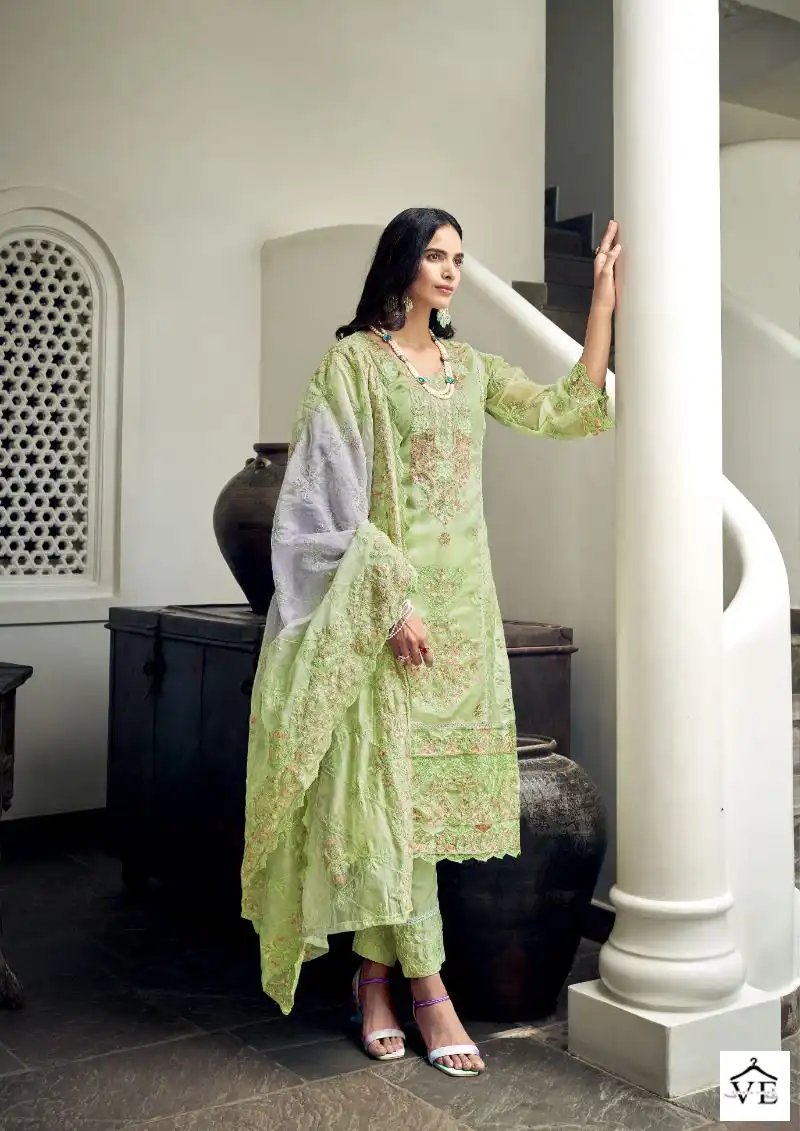 Aanzara Anaisha Organza Wholesale Designer Readymade Salwar Suit Catalog — Wholesale Salwar Suits, MPA wholesale from Surat - Gallery Image 6